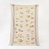 Hand Embroidered Floral Throw (Mint Green)