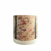 Vintage Floral Pattern Decoupage Terracotta Pot - Medium Size (Height: 8~9 inches,  Width: 10~12 inches)