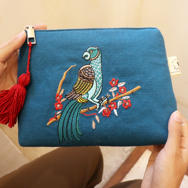 Heritage Touch Collection: Embroidered Pouch
