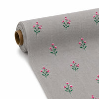 Peony Bloom Machine Embroidery Fabric Roll
