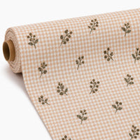 Botanical Floral Machine Embroidery Fabric Roll