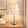 Stainless Steel Frame Fabric Table Lamp