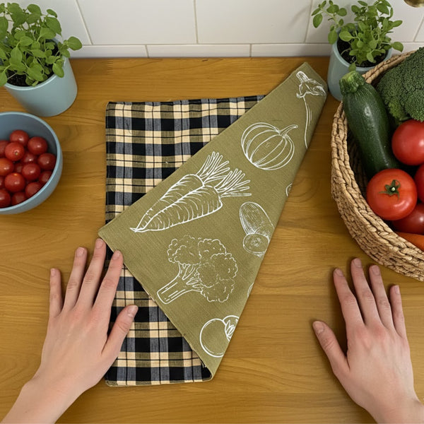 Garten: Two-Sided Cotton Tea Towel