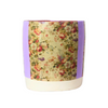 Vintage Floral Pattern Decoupage Terracotta Pot - Small Size (Height: 6.5~8 inches,  Width: 6.5~8 inches)