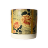 Vintage Floral Pattern Decoupage Terracotta Pot - Medium Size (Height: 8~9 inches,  Width: 10~12 inches)