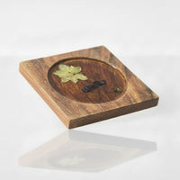 Table Tale: Wooden Coaster