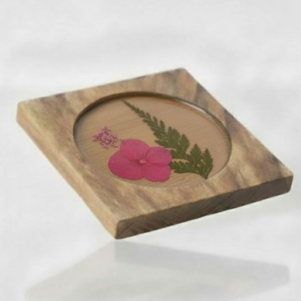 Table Tale: Wooden Coaster
