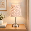 Stainless Steel Frame Fabric Table Lamp