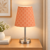 Stainless Steel Frame Fabric Table Lamp