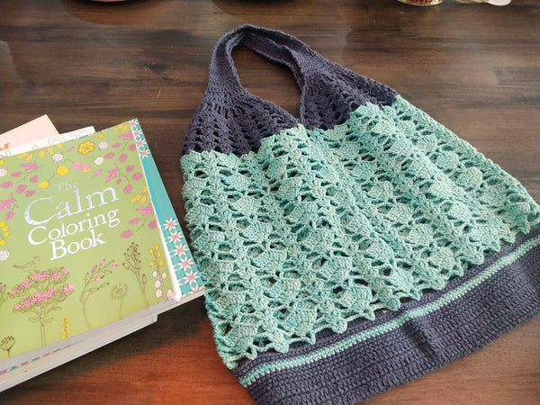 Handmade Crochet  Cotton Bag (Large Size)
