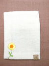 100% Cotton Book Cover with Beautiful Embroidery Flowers (Design 1)