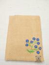 100% Cotton Book Cover with Beautiful Embroidery Flowers (Design2 )