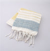 Organic Dyed Handwoven Shawl with Bamboo Cotton