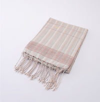 Organic Dyed Handwoven Shawl mixed with Cotton & Silk