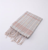 Organic Dyed Handwoven Shawl mixed with Cotton & Silk