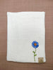 100% Cotton Book Cover with Beautiful Embroidery Flowers (Design2 )