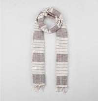 Organic Dyed Handwoven Shawl with Bamboo Cotton