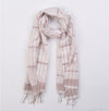 Organic Dyed Handwoven Shawl mixed with Cotton & Silk