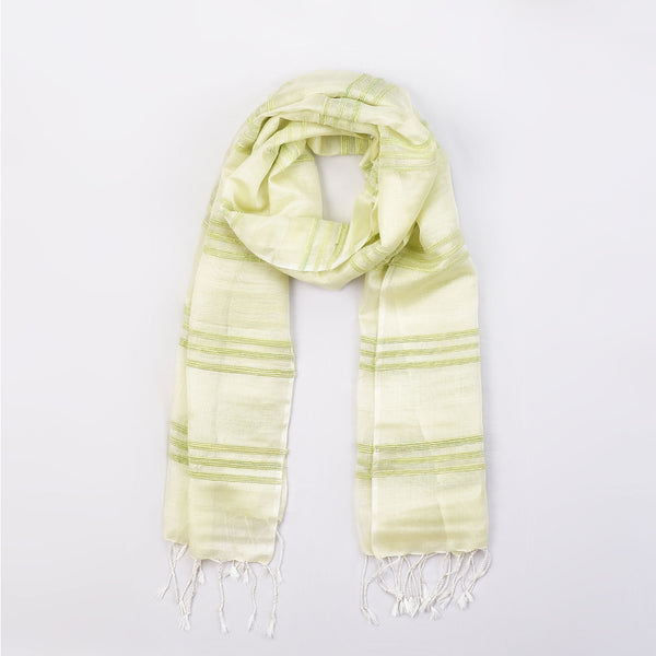 Organic Dyed Handwoven Silk Shawl