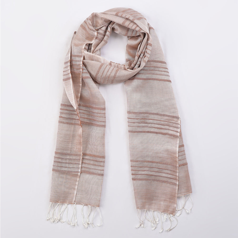 Organic Dyed Handwoven Silk Shawl