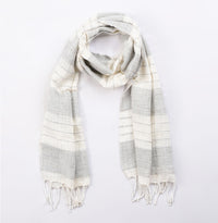Organic Dyed Handwoven Shawl with Bamboo Cotton