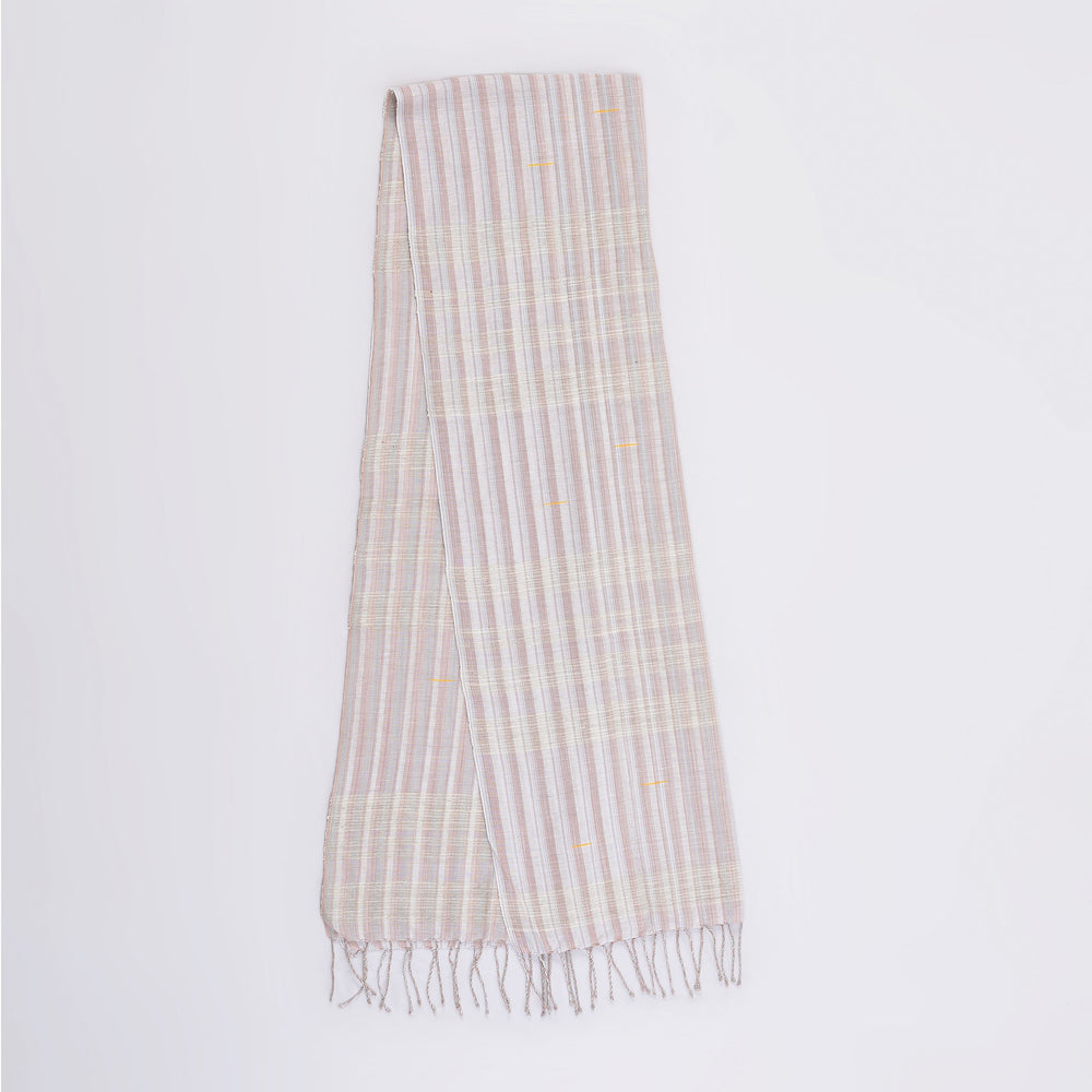 Organic Dyed Handwoven Shawl mixed with Cotton & Silk