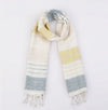 Organic Dyed Handwoven Shawl with Bamboo Cotton