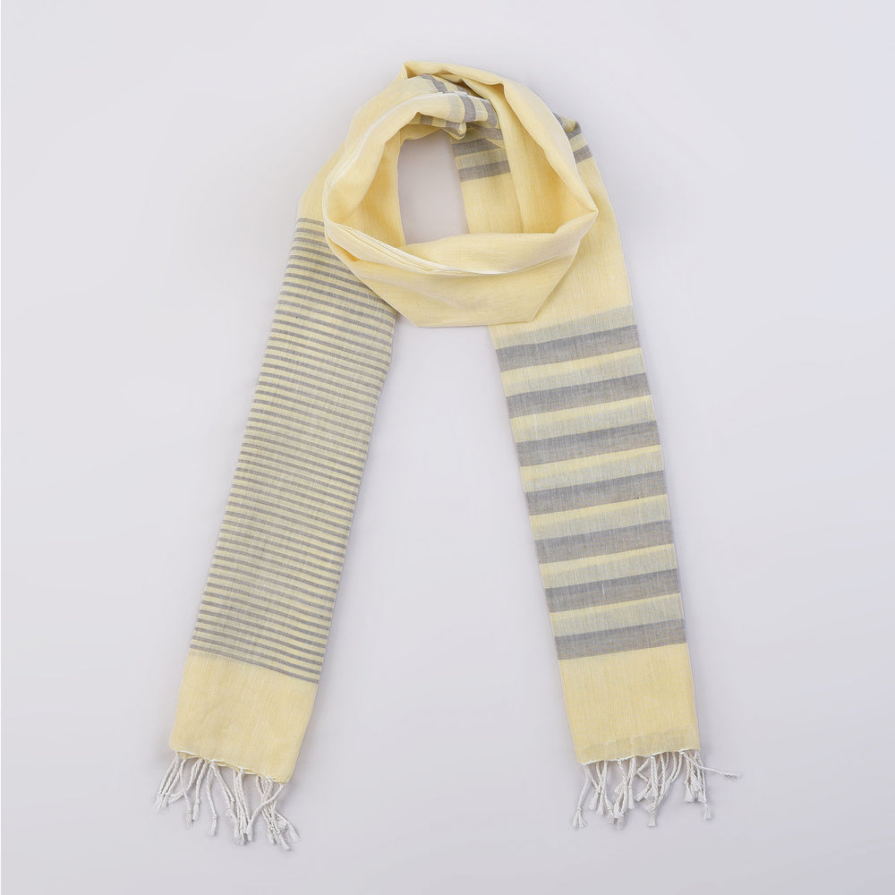 Organic Dyed Handwoven 2/80 Cotton Shawl