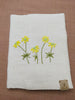 100% Cotton Book Cover with Beautiful Embroidery Flowers (Design 3)