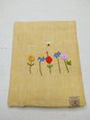 100% Cotton Book Cover with Beautiful Embroidery Flowers (Design 3)