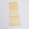 Organic Dyed Handwoven 2/80 Cotton Shawl in Yellow