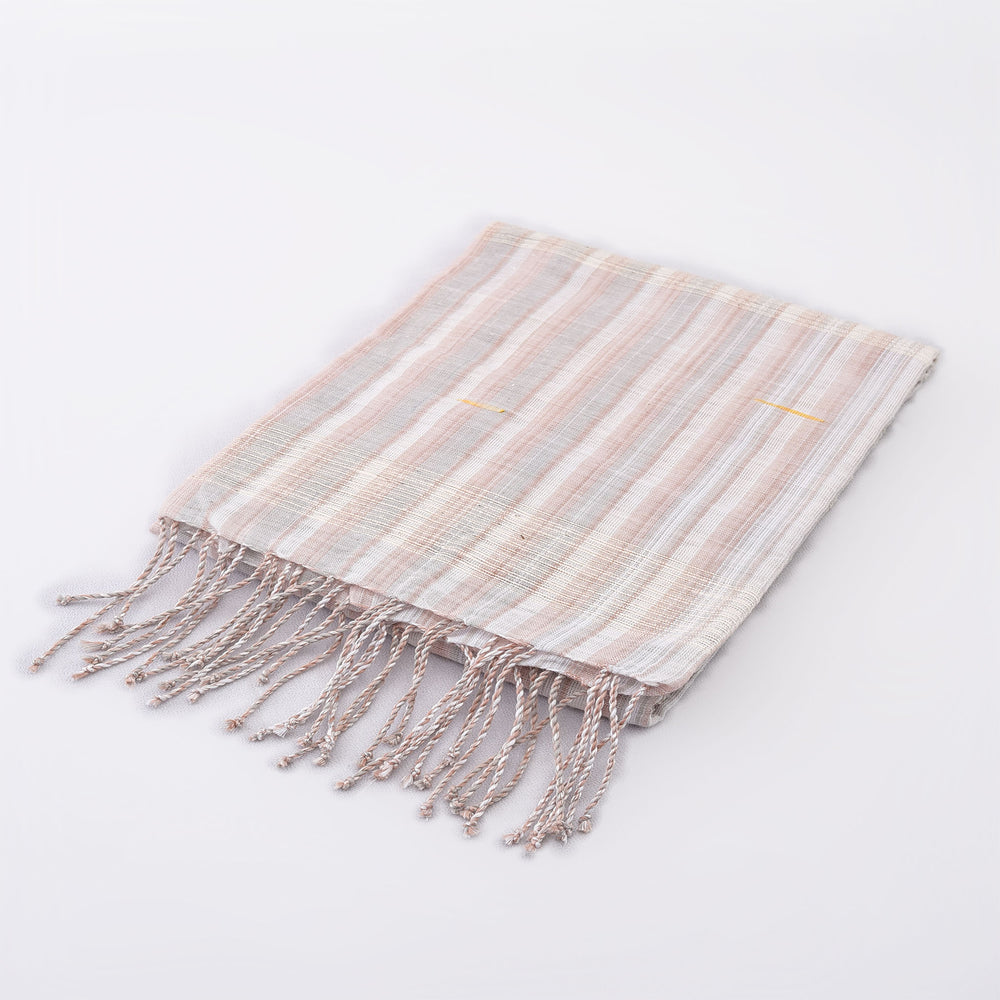 Organic Dyed Handwoven Shawl mixed with Cotton & Silk