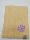 100% Cotton Book Cover with Beautiful Embroidery Flowers (Design2 )
