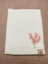 100% Cotton Book Cover with Beautiful Embroidery Flowers (Design 2)