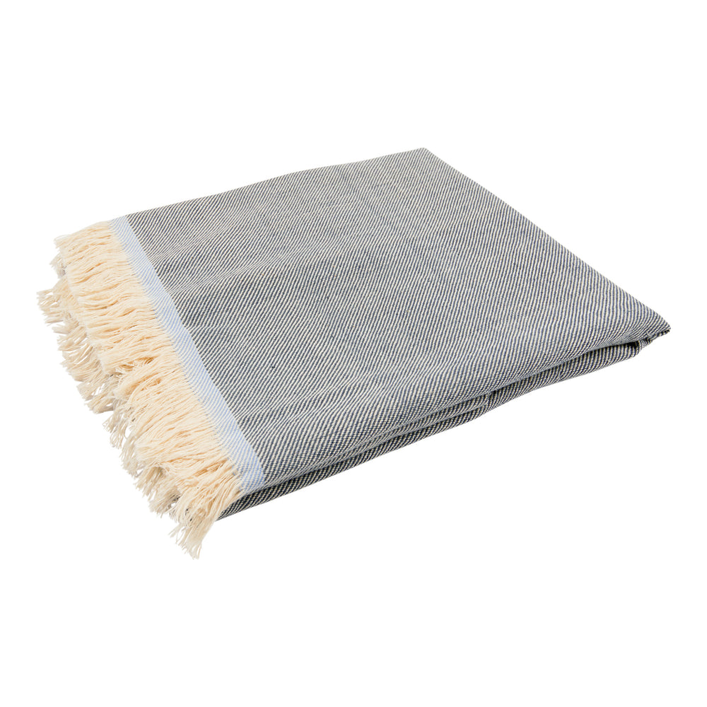 Organic Dyed Handwoven Cotton Blanket