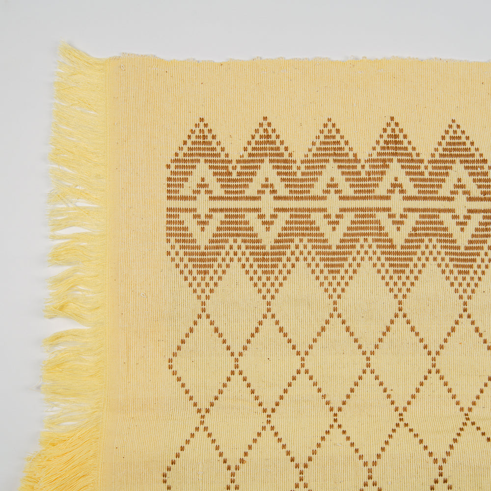 Swedish Pattern Handwoven Cotton Blanket