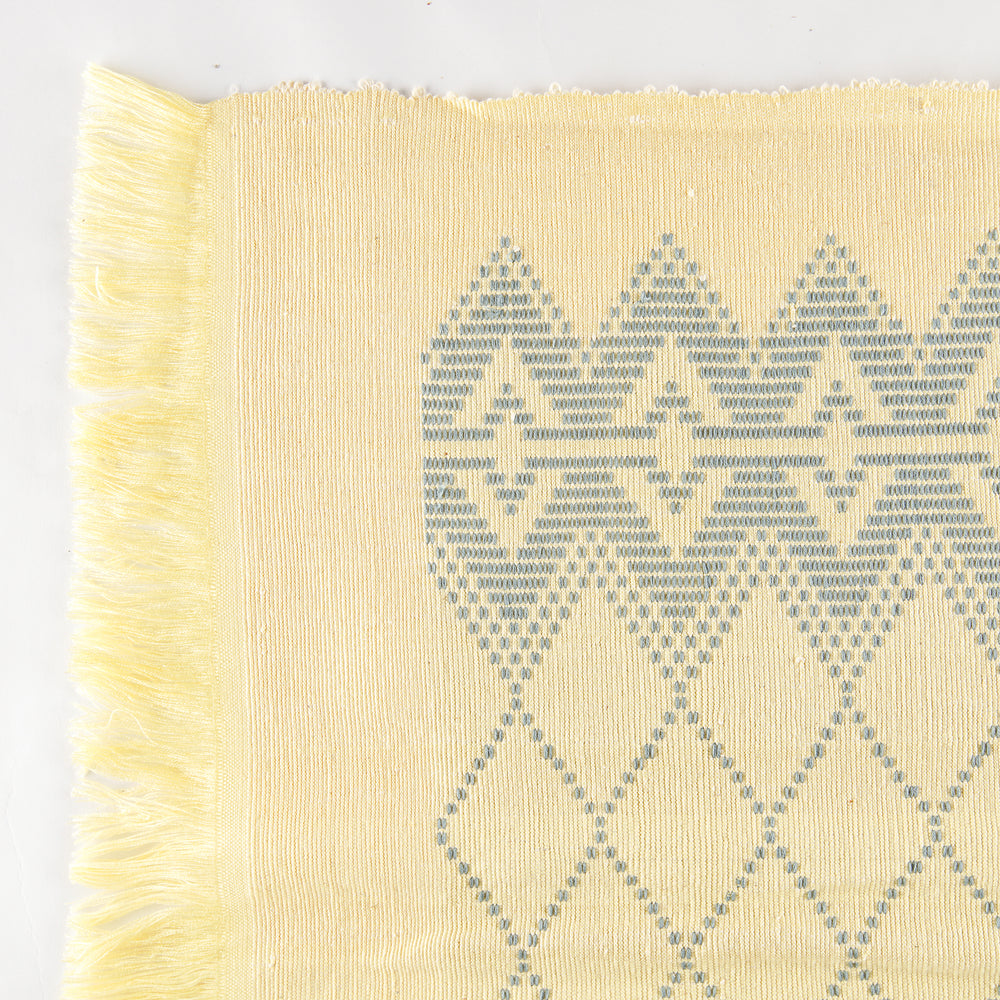 Swedish Pattern Handwoven Cotton Blanket