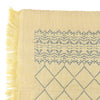 Swedish Pattern Handwoven Cotton Blanket