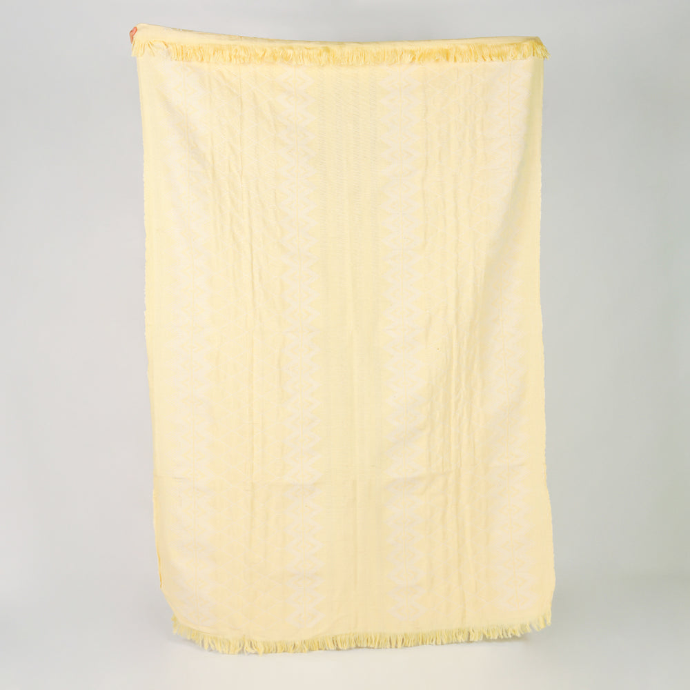 Swedish Pattern Handwoven Cotton Blanket