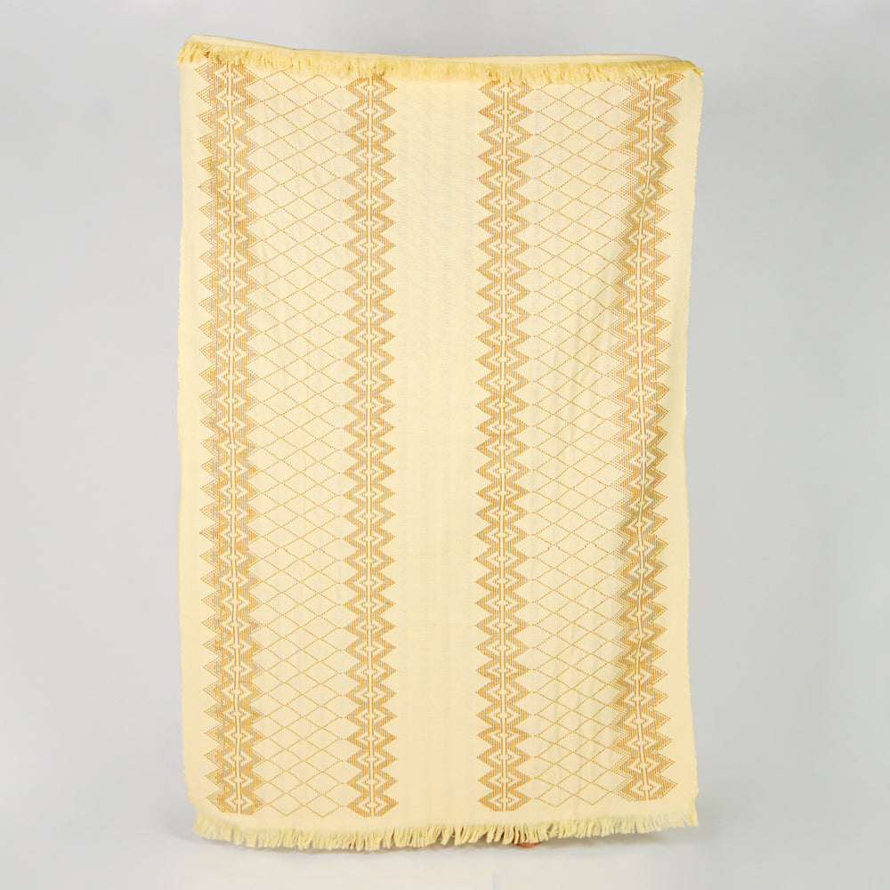 Swedish Pattern Handwoven Cotton Blanket