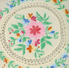 Hand Embroidery Cushion Cover with Floral Pattern