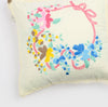 Hand Embroidery Cushion Cover with Floral Pattern