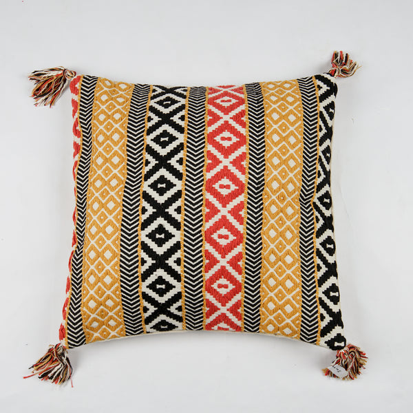 Heritage Diamond Cushion Cover – Handwoven (Without Inner Pillow)