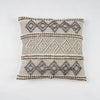 Hand Weaved Cotton Cushion Cover with 3D Diamond Pattern