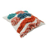 Upcycled Hand Weaved Cushion Cover with Poms Poms