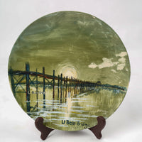 Stunning Classic Style Hand-painted Plate