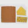 Handwoven Cotton Placemat Set in Brown (4 Sets)