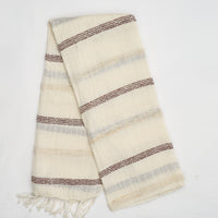 Organic Dyed Handwoven Shawl with Bamboo Cotton