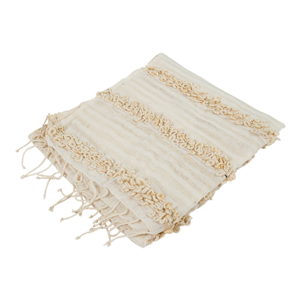 Luxurious Chic Shawl in Organic Dye with 2/80 Cotton