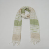 Organic Dyed Handwoven Shawl with Bamboo Cotton